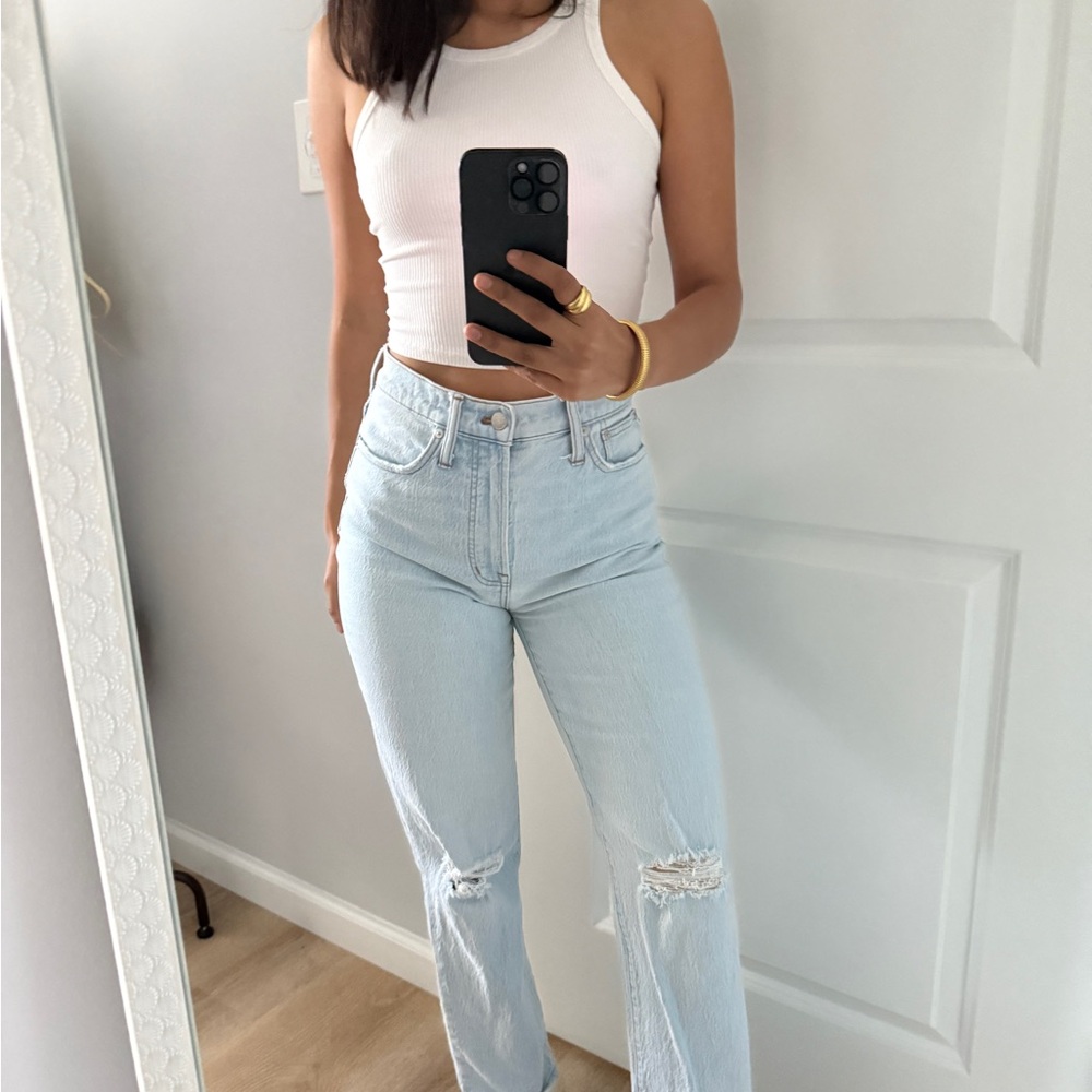 Madewell Light Blue Straight Leg Jeans